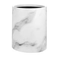 thumbnail image 1 of Miangastore Double Layer Garbage Basket Marbling Pattern Trash Can Plastic Waste Paper Basket, 1 of 9