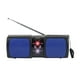 thumbnail image 1 of Altavoz Bluetooth portátil, con carga solar, función de radio FM, luz LED, altavoz inalámbrico ligero de alta potencia, 1 of 3
