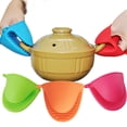 thumbnail image 2 of Heat Resistant Bbq Glove Silicone Microwave Kitchen Cooking Grill Oven Mitts, 2 of 8