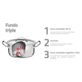 thumbnail image 2 of Cacerola Tramontina Professional Acero Inoxidable con tapa 24 cm, 2 of 4