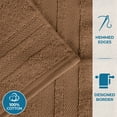 thumbnail image 5 of Superior Ultra Soft Cotton Solid 8-Piece Towel Sets, Chocolate, 5 of 8