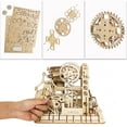 ROKR Marble Run Kit 3D Wooden Jigsaw Puzzles Model to Build for Adults
