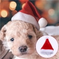 thumbnail image 2 of Piezas Gorro para Perro y Gato para Tocado Navideño para Perros Gorro para Mascotas con Banda elástica Accesorios para el Cabello navideños cálidos y esponjosos para Gatos Perros Conejos, 2 of 5