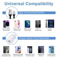 thumbnail image 7 of Compatible for iPhone Charger Fast Charging, Bioonis 3 Pack QC 18W Charger Block with 10FT Charging Cable, USB Wall Charger Adapter Plug USB Brick Cube Power Station Compatible for iPhone, White, 7 of 7