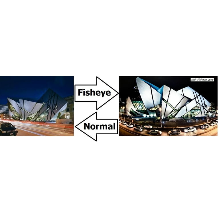 Lente Fisheye 0.43x Con Macro Per Fujifilm X-A3 E X-A10 – Grandangolo Estremo