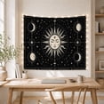 thumbnail image 5 of Sun And Moon With Stars Mystical Celestial Art for Astrology Fans Celestial Wall Decor Housewarming Gift Tapestry Wall Hanging for Bedroom, Dorm and Meditation Room, 5 of 7