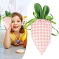 thumbnail image 2 of 10Pcs Easter Carrot Gift Bag - Reusable Plush Carrot Treat Bags with Drawstring, Perfect for Easter Egg Hunt, Candy Storage, Party Favors & Spring Decoration, Easter Party Supplies, 2 of 5