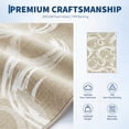 thumbnail image 7 of Nanan 5'x7' Geometric Area Rug Modern Abstract Rug with Non Slip Backing, Soft Machine Washable Indoor Carpet for Living Room, Bedroom, Dining Room, Beige, 7 of 7