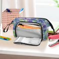 thumbnail image 6 of Nylon Fish Mouth Pencil Case with Large Capacity Zipper Pencil Pouch Beautiful Iris Flower Pencil Bag Organizers, 6 of 7