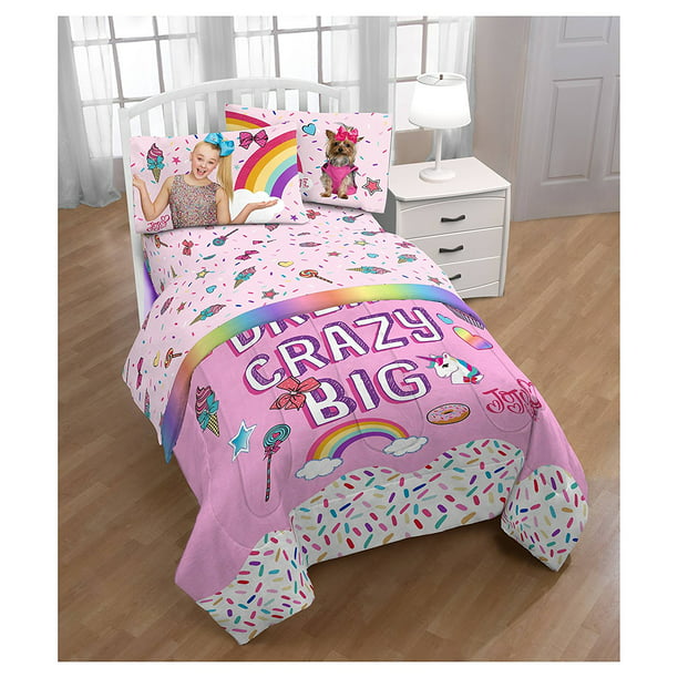 Jojo Siwa Reversible Twin Comforter, Jojo Siwa Twin Bedding