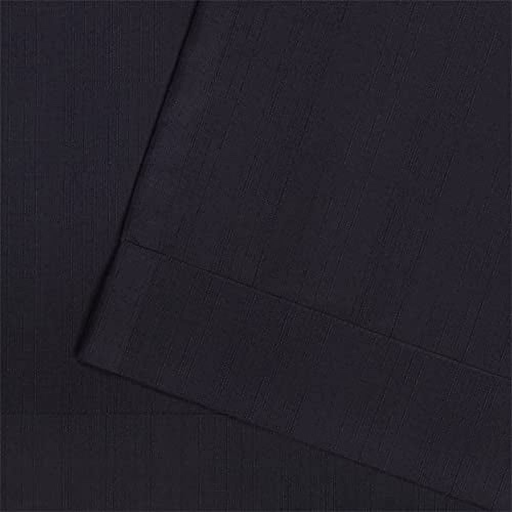 Exclusive Home Loha Tuxedo Tab Top Curtain Panel Pair, 54"x96", Peacoat Blue