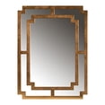 thumbnail image 2 of Baxton Studio Dayana Modern and Contemporary Antique Gold Finished Wood Accent Wall Mirror, 2 of 4