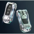 thumbnail image 6 of For Audi Key Fob Cover Case, Compatible with Audi A3 A6 A7 A8 E-Tron S3 S6 RS6 S7 RS7 Q7 SQ7 Q8 SQ8 3 Button with Keychain, 6 of 11