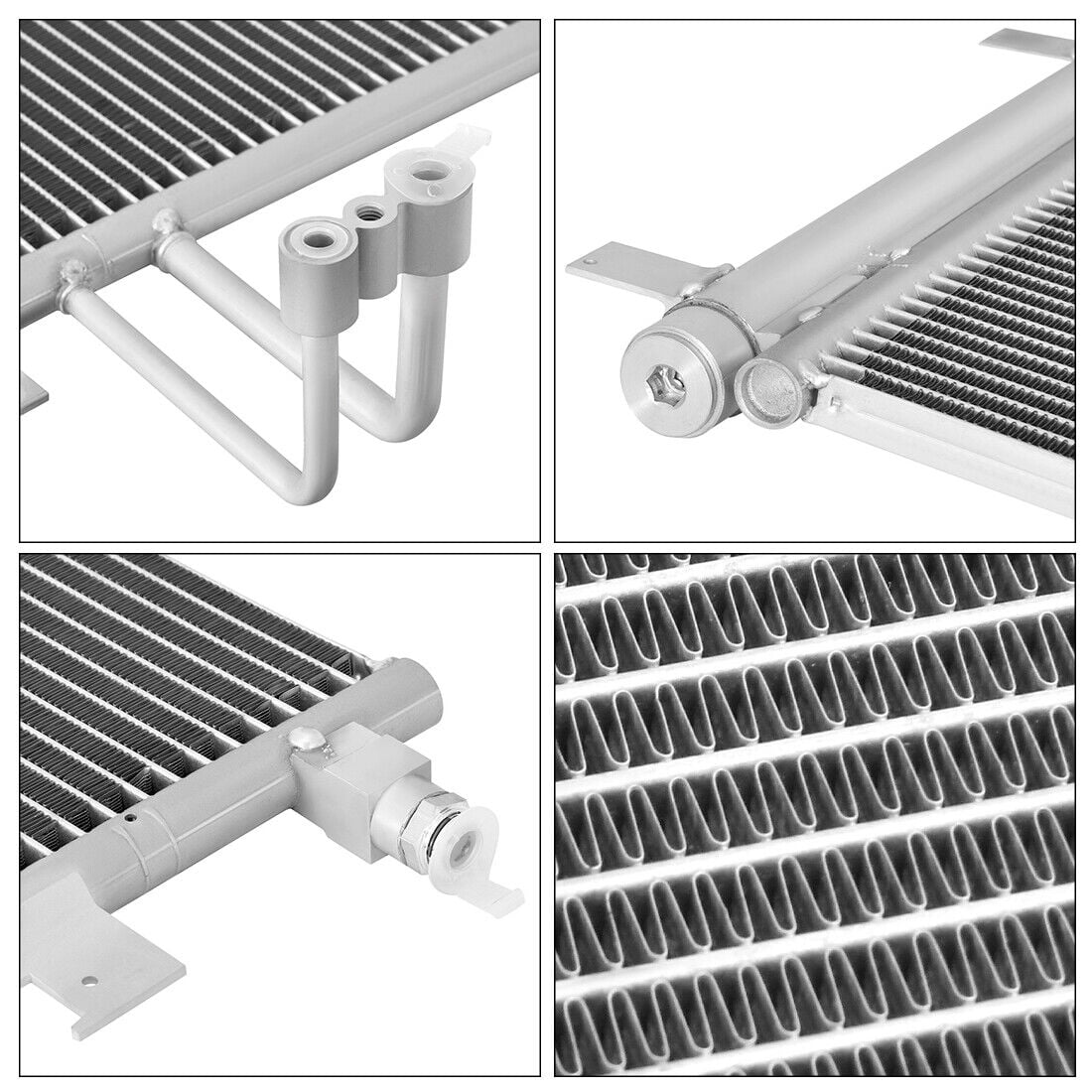 RVNI AC Condenser for 2014-2018 Chevy GMC Silverado Sierra 1500 2500 GMC Sierra 1500 /2015-2020 Yukon Tahoe 5.3L 6.0L 6.3L