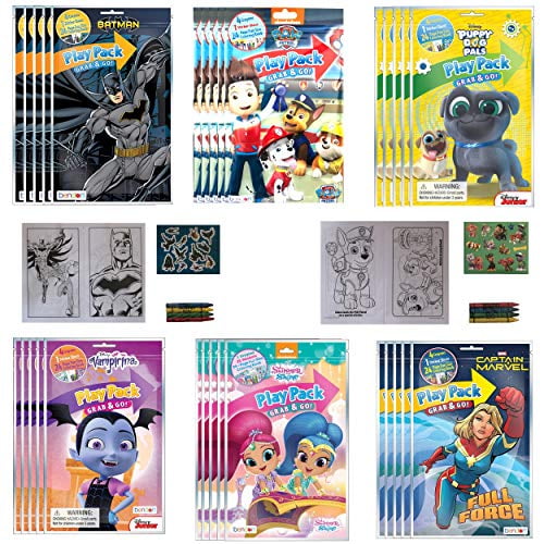 Download 30 Pack Grab Go Play Packs Kids Coloring Books With Crayons Party Favor Bulk For Boys Girls Princess Superhero Cartoon Characters Bulk Activity Books For Kids Coloring Packs Bundle Walmart Com