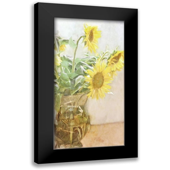 Bluebird Barn 9x14 Black Modern Framed Museum Art Print Titled - Sunflower