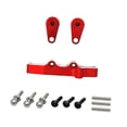 thumbnail image 2 of Bunblic RC Steering Components Professional RC Car Parts for Wltoys Crawler Vehicles Red Silver, 2 of 8