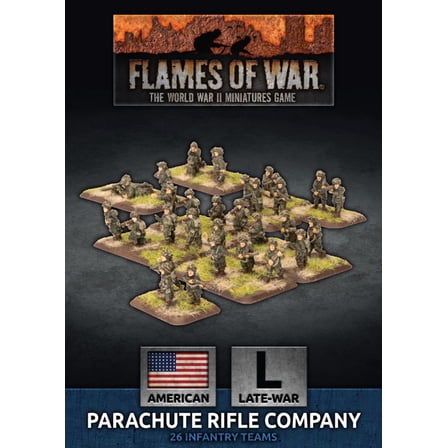 Flames of War Late War American Parachute Rifle Company (Plastic) UBX64