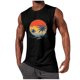 thumbnail image 1 of Hombres Casual Moda Impresión Suéter Cuello Redondo Deportes Tanque sin Mangas para Al Aire Libre Casual Diario, 1 of 5