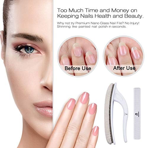 Premium Upgrade Lucency Nail Buffers for Natural Nails, Artificial Nails and Chamois Nail Buffer, All in One Step, beUakso Premium Upgrade Natural Nail Buffer and Shine Kit with Gift Box Premium Upgrade Lucency Nail Buffers for Natural Nails, Artificial Nails and Chamois Nail Buffer, All in One Step, beUakso Premium Upgrade Natural Nail Buffer and Shine Kit with Gift Box