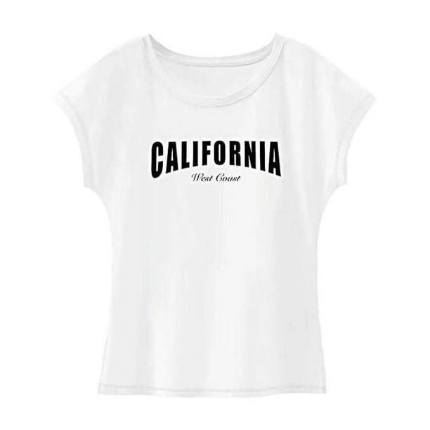 Camiseta básica para mujer Yinane ropa de calle deportiva XL