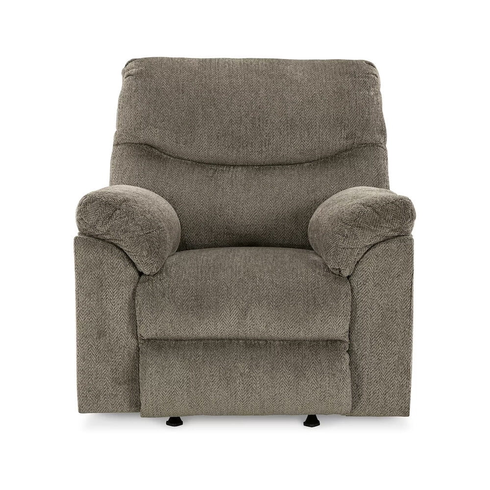 Signature Design by Ashley Alphons Putty Recliner with Pull-Tab Reclining Motion