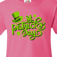 thumbnail image 4 of Inktastic St. Patrick's Day Hand Lettering with Green Top Hat Youth T-Shirt, 4 of 5