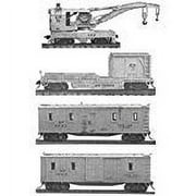 Work Train Set Kit Pkg(4) Undecorated