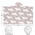 thumbnail image 3 of Wearable Blanket,Vintage Bull Terrier Hooded Wearable Flannel Blanket for Adults & Teens,Winter Poncho Shawl Wrap Cape Cozy Anti-Pill,60"x80", 3 of 5