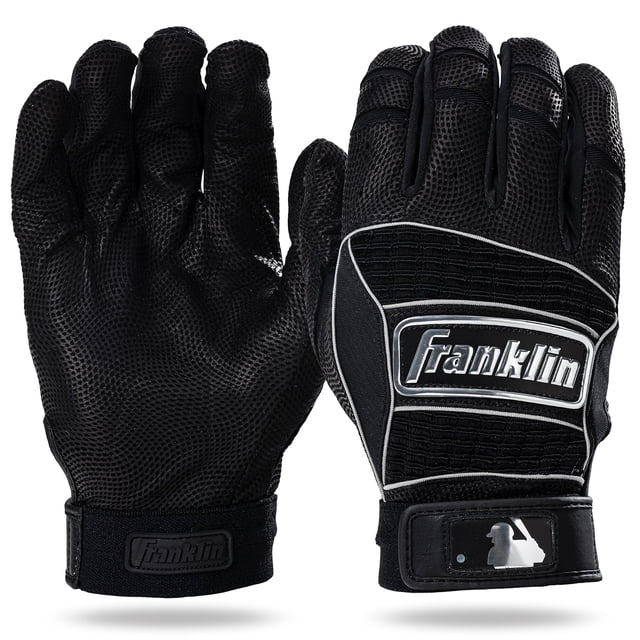 Guantes de bateo Franklin Sports Neo Classic II negro plateado