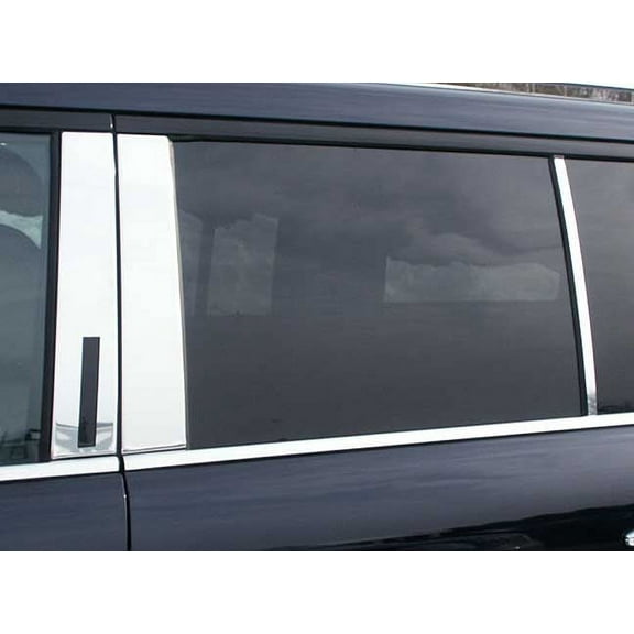 Stainless Steel Pillar Trim 6Pc Fits 2009-2019 Ford Flex PP49341 QAA