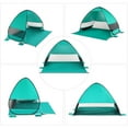 thumbnail image 3 of XEENSO Automatic Beach Tent - UV Protection, Pop-up, Camping Tent for 2-3 People, Green, 3 of 6
