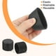 thumbnail image 4 of Uxcell 12Pack Tapas para Patas de Silla, 32mm (1-1/4 Pulgadas) Puntas de Patas de Silla Sin Marcas, Protectores de Suelo Antideslizantes para Patas de Silla, Negro, 4 of 6