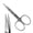 Silver, variant on By MILLY Professional Nail Scissors | High Carbon Stainless Steel | Manicure | Razor Sharp Curved Blade for Women - 100% Stainless Steel Beauty Scissors for Nails (Black)
