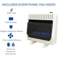 thumbnail image 4 of HearthSense BF30T-BB-R White Gas Vent Free Wall Heater for 1400 sq ft, 4 of 6