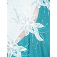 thumbnail image 5 of inhzoy Kids Girls Sparkly Figure Ice Roller Skating Dress Lake Green 8, 5 of 8