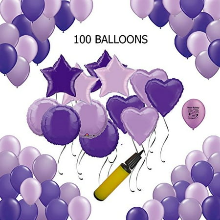 Purple And Lavender Latex And Mylar Balloons Birthday Party Wedding Baby Shower Decorations And Events With Balloon Pump Purple And Lavender Latex And Mylar Balloons Birthday Party Wedding Baby Shower Decorations And Events With Balloon Pump