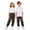 AB61 Dark Gray, variant on Tisuna Lightweight Boys Girls Athletic Pants Kids High Waist Taper Leg Graphic Sweatpants Breathable Casual Youth Kids Baseball Trousers Pink Size 7-8 Years
