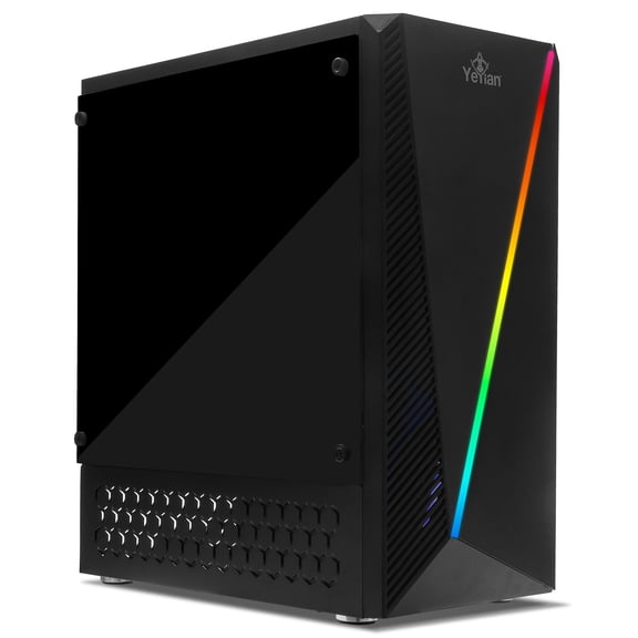 PC gamer Yeyian YPA-CM56GTB-251M AMD Ryzen 5 5600GT, 16GB DDR4 3200 MHz, 256GB NVMe, 1TB 3.5” HDD SATA III, A520, 600w, WIFI, Bluetooth