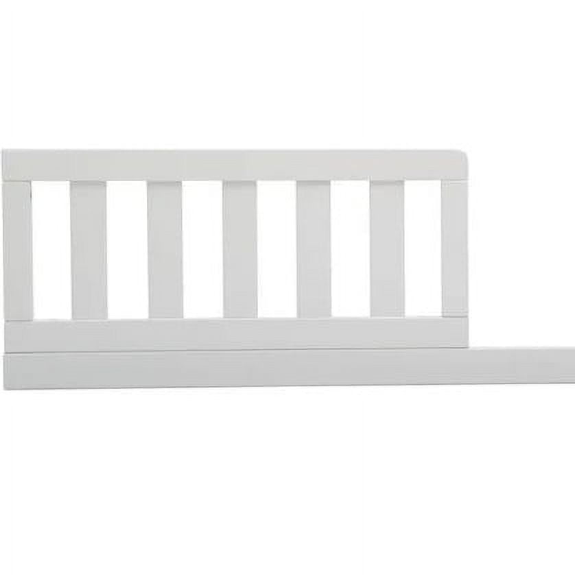 Delta Children Daybed/Toddler Convertible Wood Safety Rail for Twin Bed, 36" x 19", Bianca White