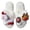 White, variant on Womens Open Toe Christmas Slippers Fashion Cartonn Crossband House Slippers Cozzy Plush Bedroom Shoes
