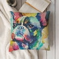 thumbnail image 3 of YINGXI Throw Pillow Cover Head Dog Pillowcase for Sofa 18x18in, 3 of 5