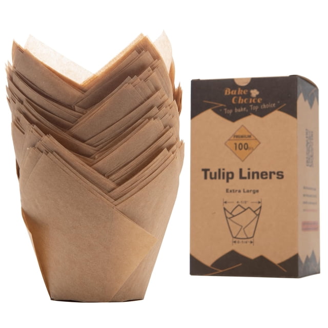 Forros para magdalenas Bake Choice Nordic Paper, 100 unidades, tamaño grande