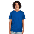 thumbnail image 2 of JERZEES Men's Ring-Spun T-Shirt, 50/50 Cotton/Polyester, Men's Short Sleeve, Pre-Shrunk, Royal, S, 2 of 5