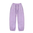 thumbnail image 4 of LYXSSBYX Sweatsuits 2pcs Sets Womens Women's Fashion Casual Color Oversized Sleeve Lounge Sets Casual Tops and Pants 2 Piece Outfits Sweatsuit, 4 of 7