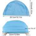 thumbnail image 2 of Gorro de natación para adultos, gorro de natación de tela suave de PU, para adultos, mixto, hombres y mujeres, 2 uds., 2 of 5