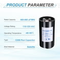 thumbnail image 3 of CD60 Capacitor 400-480 UF/Mfd 110-125 VAC 50/60 Hz for Electric Motor Starting, 3 of 6