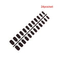 thumbnail image 1 of 1 Set Glue on Nails Medium Length Files Stick Multiple Colors. Full Cover Wraps Art Decals Artificial Beauty Tool Manicure Kit Decorations 12, 1 of 6