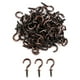 thumbnail image 1 of 100 Pcs 1/2 Inch Small Screw Hooks Cup Hook Screw-in Lights Hooks Jewelry Hooks Red Bronze, 1 of 4