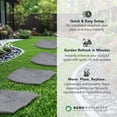 thumbnail image 5 of TierraVerde 4 Pack 18"x22" Natural Rock Stepping Stones for Walkways, Grey, 5 of 8